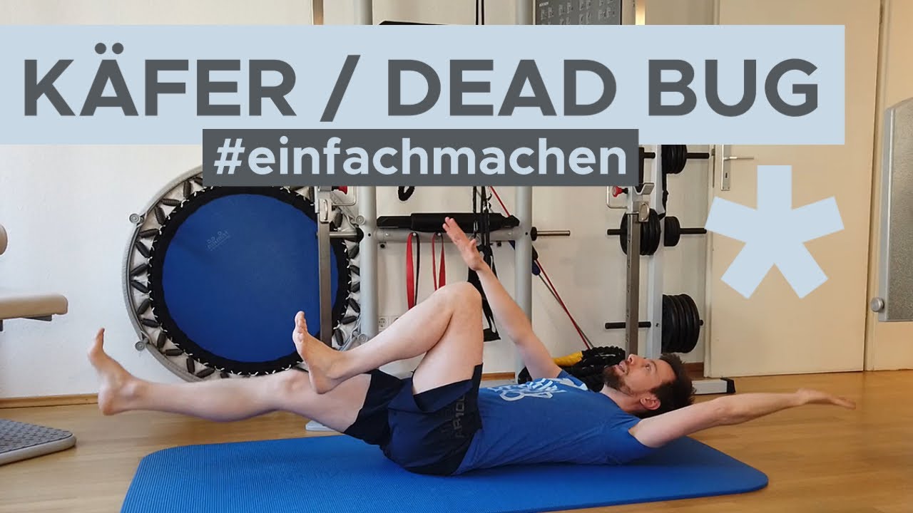 Dead Bug Übung – richtig ausführen